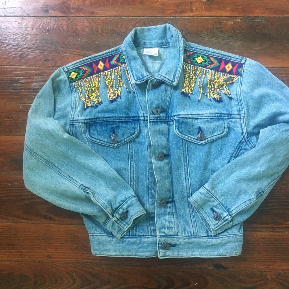 Kids fringe vintage jacket